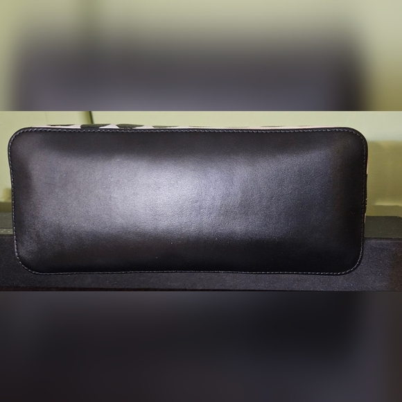 KATE SPADE Purse Crossbody Long Wallet matching set EUC Black White Pink Leather - Picture 6 of 16